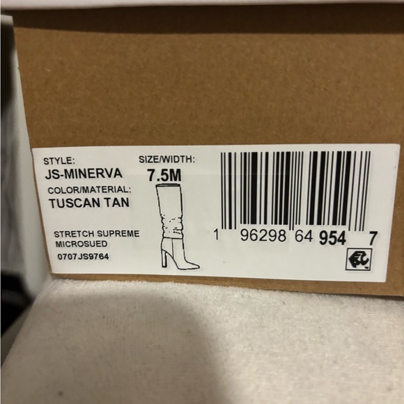 Jessica Simpson Minerva Knee High Boot in Suede Tan - Picture 6 of 6